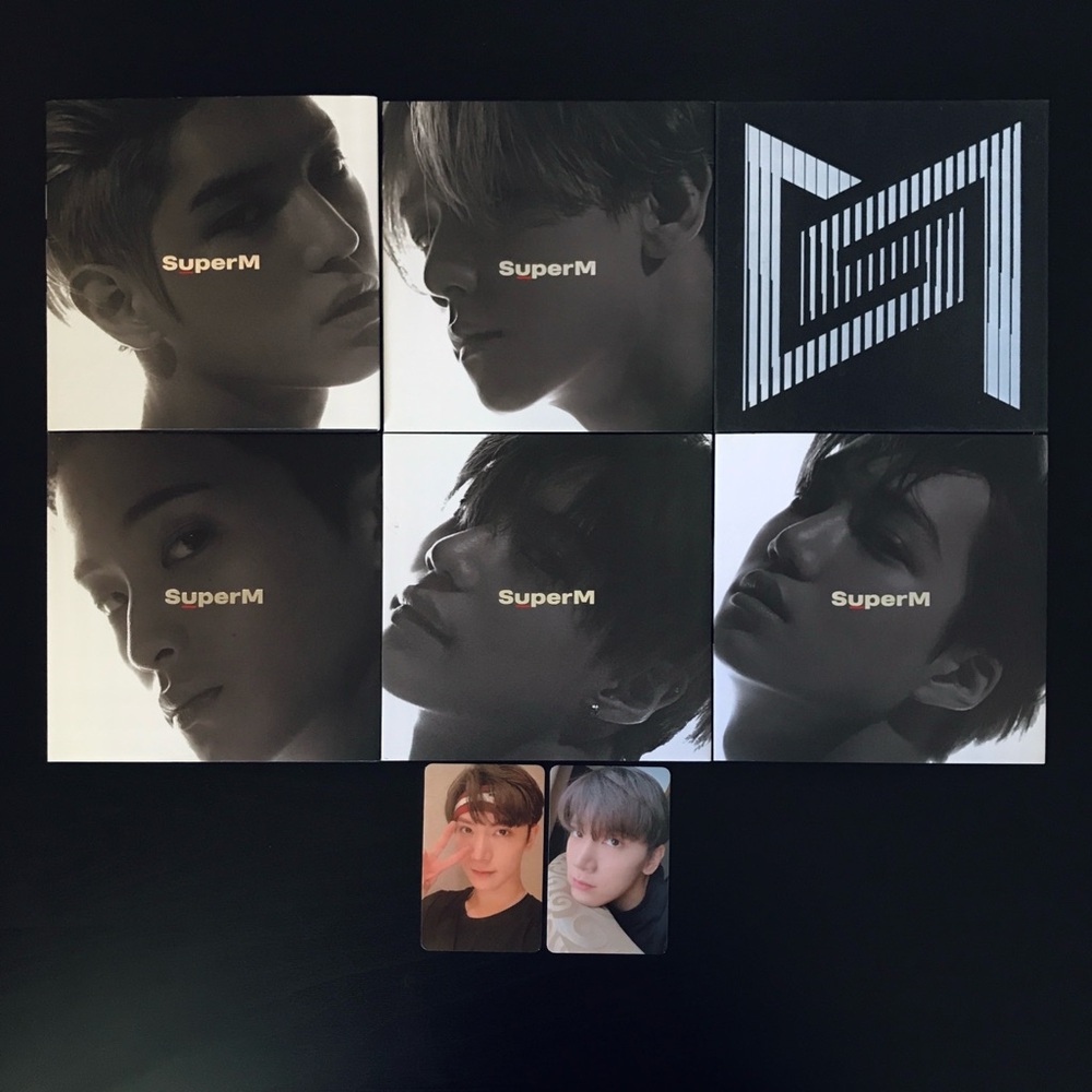 6 SuperM The 1st Mini Album Set Bundle KPOP